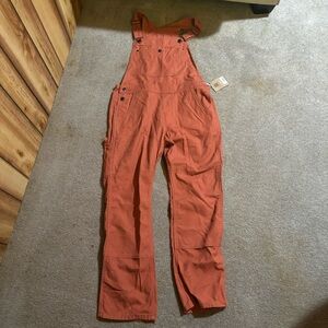 Patagonia NWT all season hemp overalls size m short in burl red sold out color